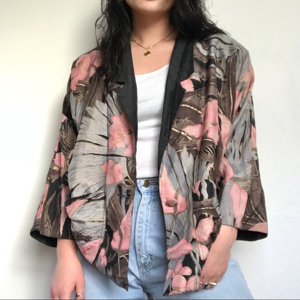 Vintage Thai Silk Blazer